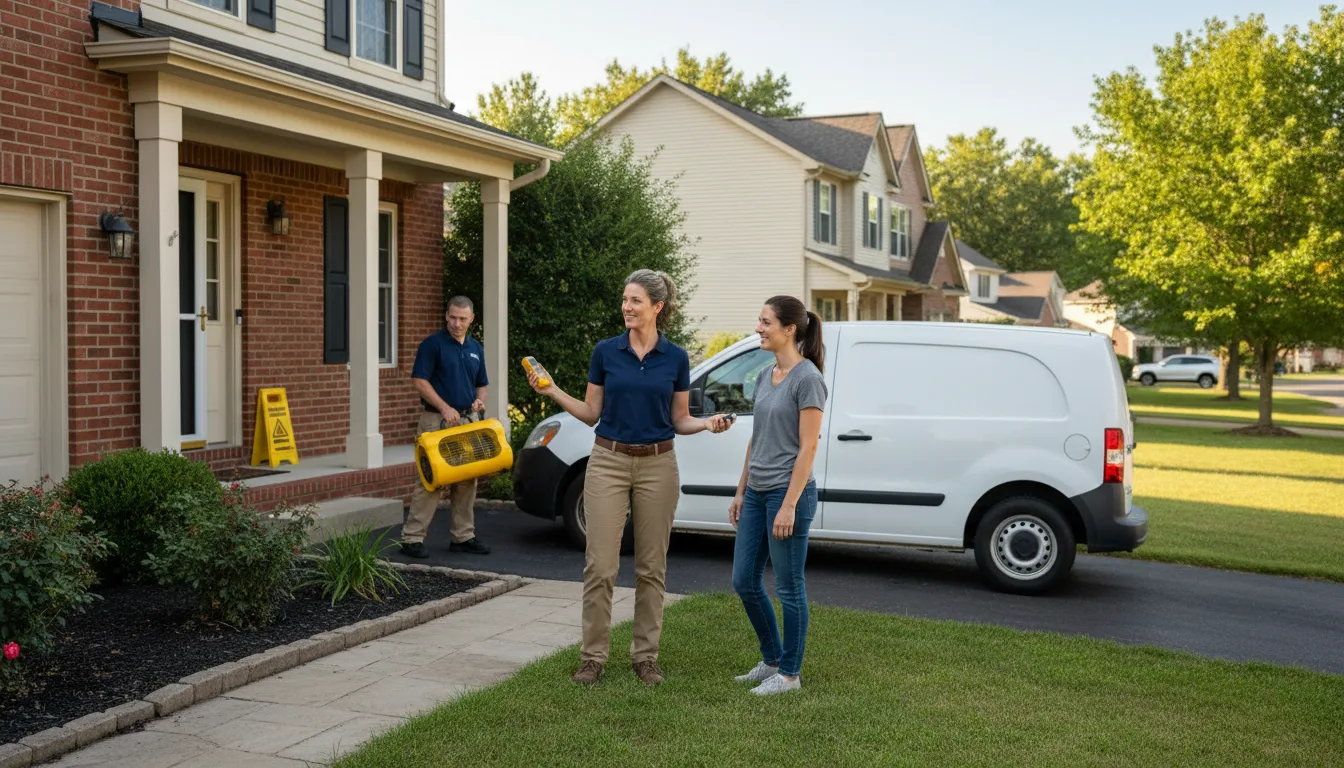 Water restoration image for Water Damage & Restoration Services in Accord, NY